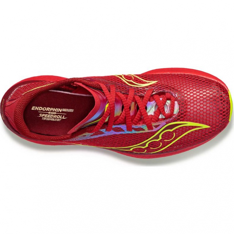 Men's Saucony Endorphin Pro 3 Running Shoes Red | CANADA CYIVZUH