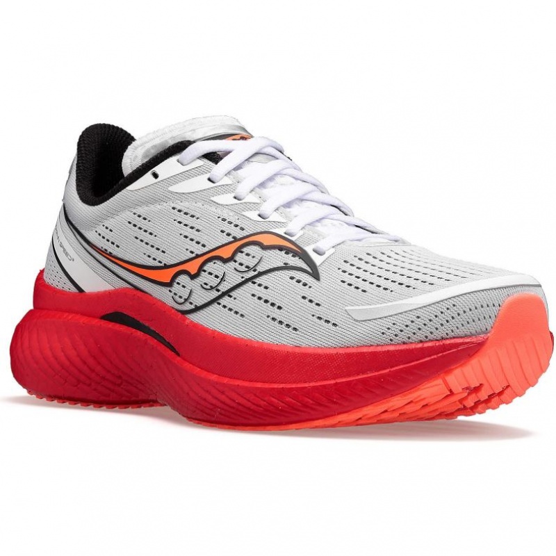 Men's Saucony Endorphin Speed 3 Running Shoes White | CANADA WFOZSLM