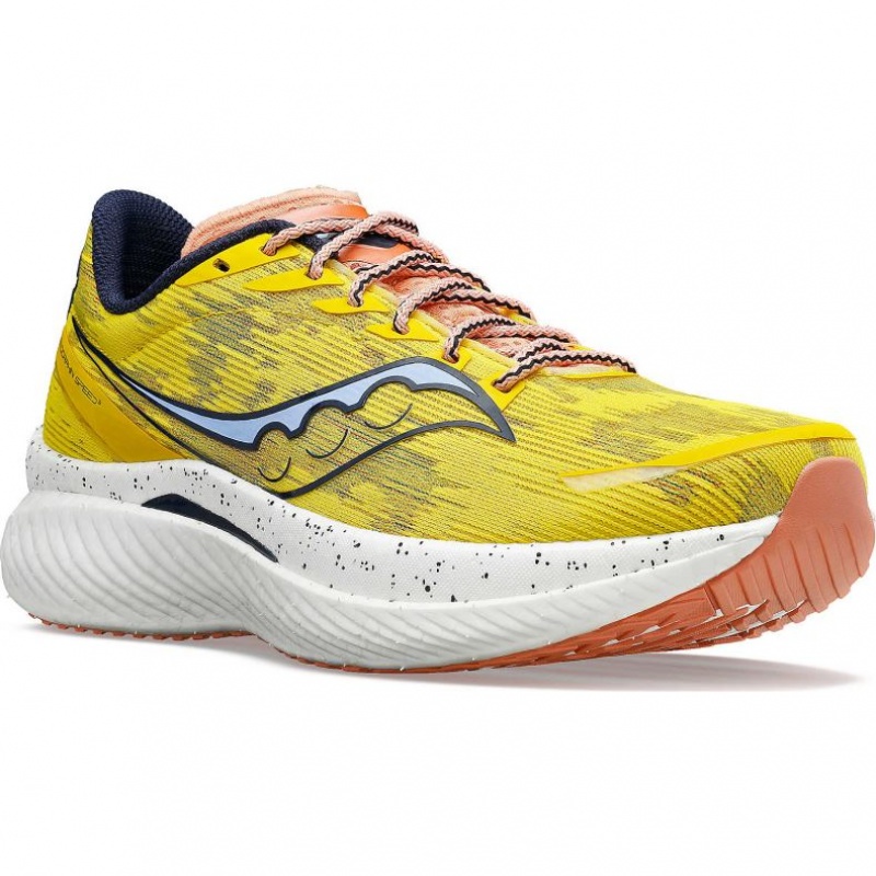 Men's Saucony Endorphin Speed 3 Running Shoes Yellow | CANADA ENARUCB