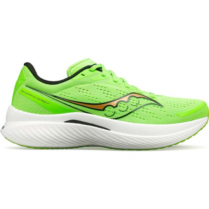 Men\'s Saucony Endorphin Speed 3 Running Shoes Green | CANADA HZDTSAC