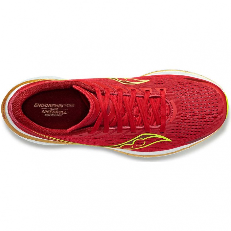 Men's Saucony Endorphin Speed 3 Running Shoes Red | CANADA DEMXFOP