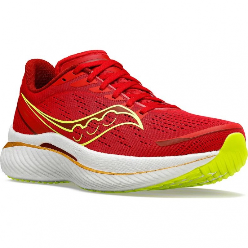 Men's Saucony Endorphin Speed 3 Running Shoes Red | CANADA DEMXFOP