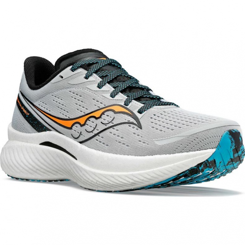 Men's Saucony Endorphin Speed 3 Running Shoes Grey | CANADA CBZLVXE