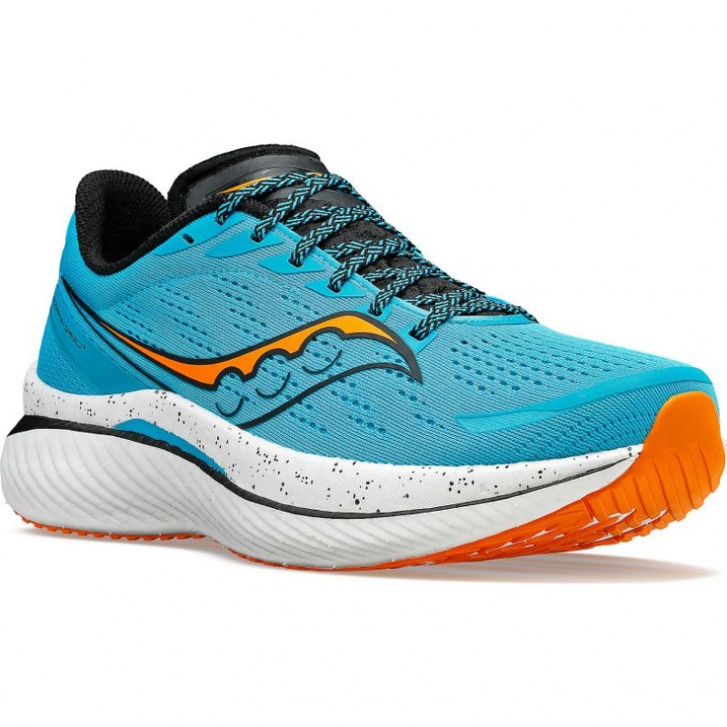 Men's Saucony Endorphin Speed 3 Running Shoes Blue | CANADA GJMUTVZ