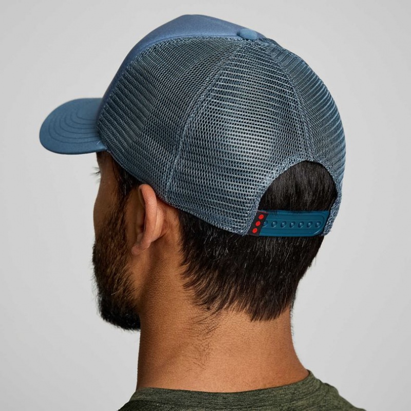 Men's Saucony Foamie Trucker Hats Blue | CANADA AFRPIDT