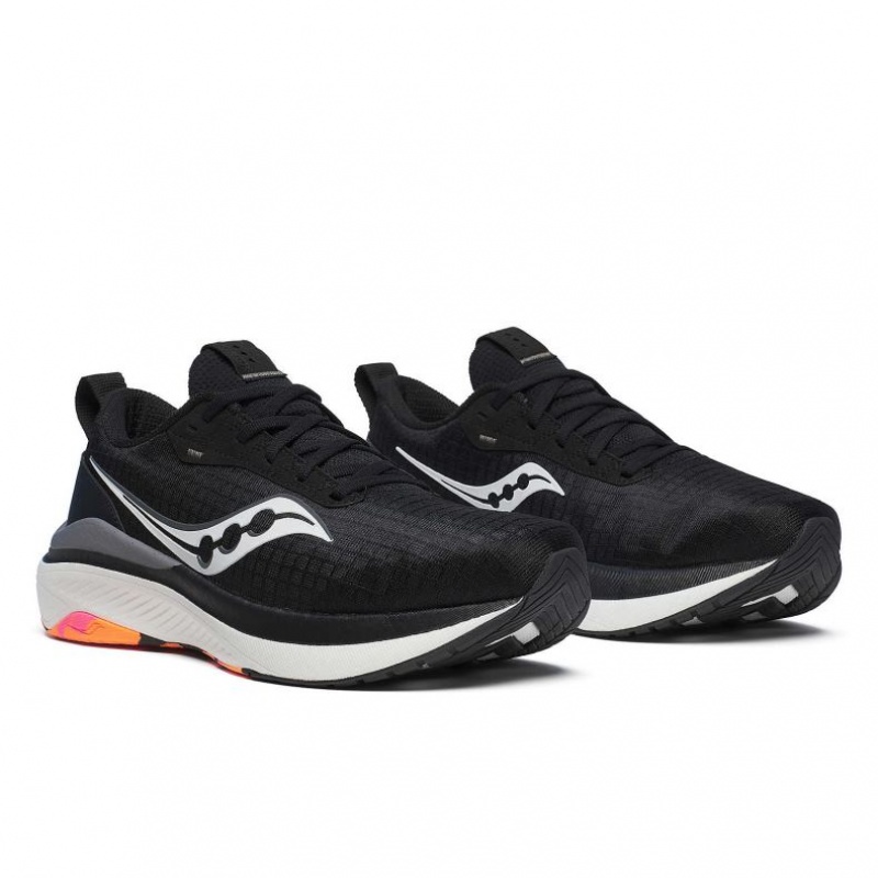 Men's Saucony Freedom Crossport Running Shoes Black | CANADA YEJNHTZ