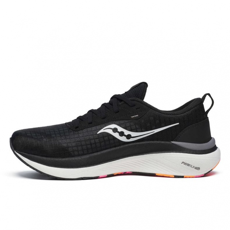 Men's Saucony Freedom Crossport Running Shoes Black | CANADA YEJNHTZ