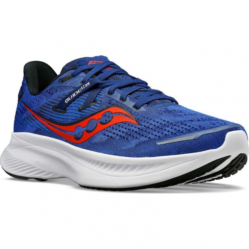 Men's Saucony Guide 16 Running Shoes Blue | CANADA PACWVQT