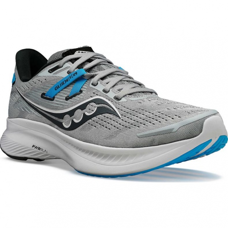 Men's Saucony Guide 16 Running Shoes Grey | CANADA EVUFAHP