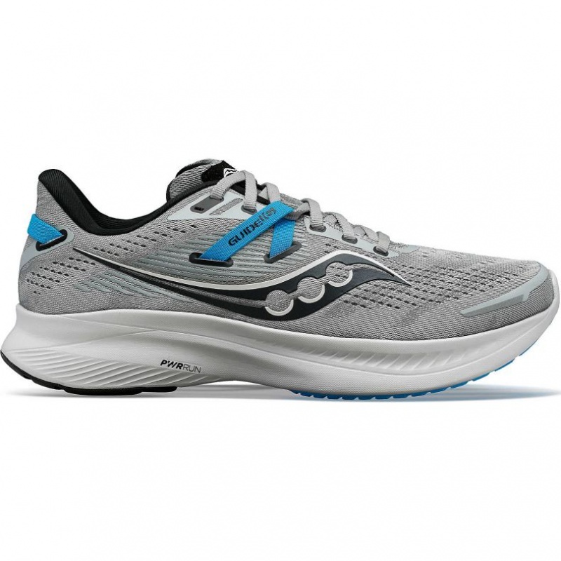 Men\'s Saucony Guide 16 Running Shoes Grey | CANADA EVUFAHP