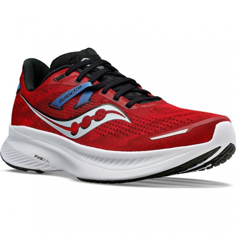 Men's Saucony Guide 16 Running Shoes Red | CANADA SBNIJTK