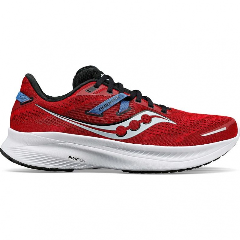 Men\'s Saucony Guide 16 Running Shoes Red | CANADA SBNIJTK