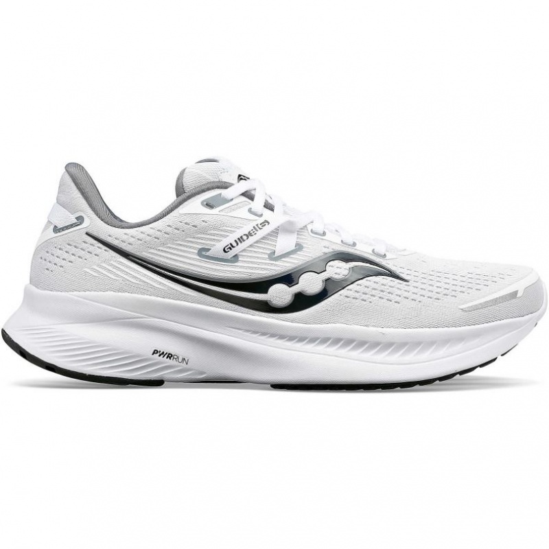 Men\'s Saucony Guide 16 Running Shoes White | CANADA YTRMQJU