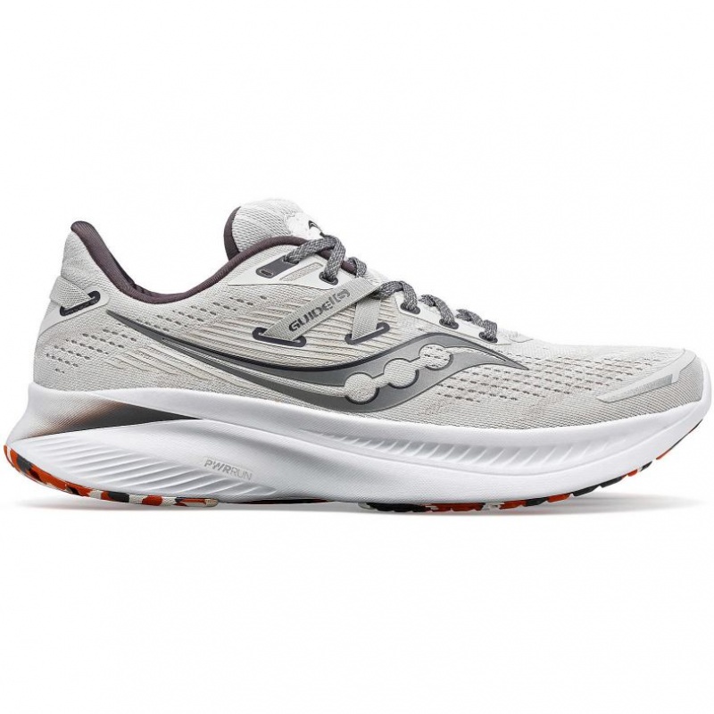 Men\'s Saucony Guide 16 Running Shoes White | CANADA FKSOHJM