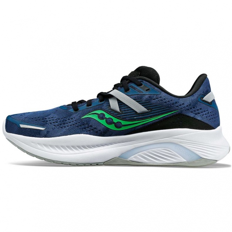 Men's Saucony Guide 16 Wide Running Shoes Blue | CANADA MNIFKXA