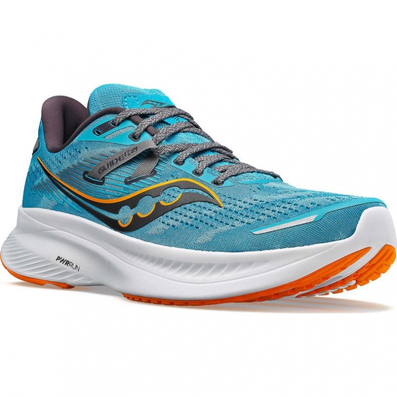 Men's Saucony Guide 16 Wide Running Shoes Turquoise | CANADA MPCDNER