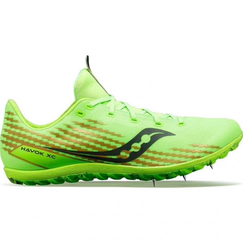 Men\'s Saucony Havok XC 3 Spikes Green | CANADA MJNIALS