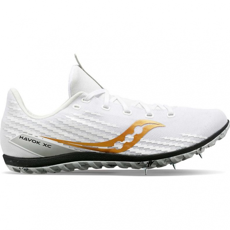 Men\'s Saucony Havok XC 3 Spikes White | CANADA RZFSATK