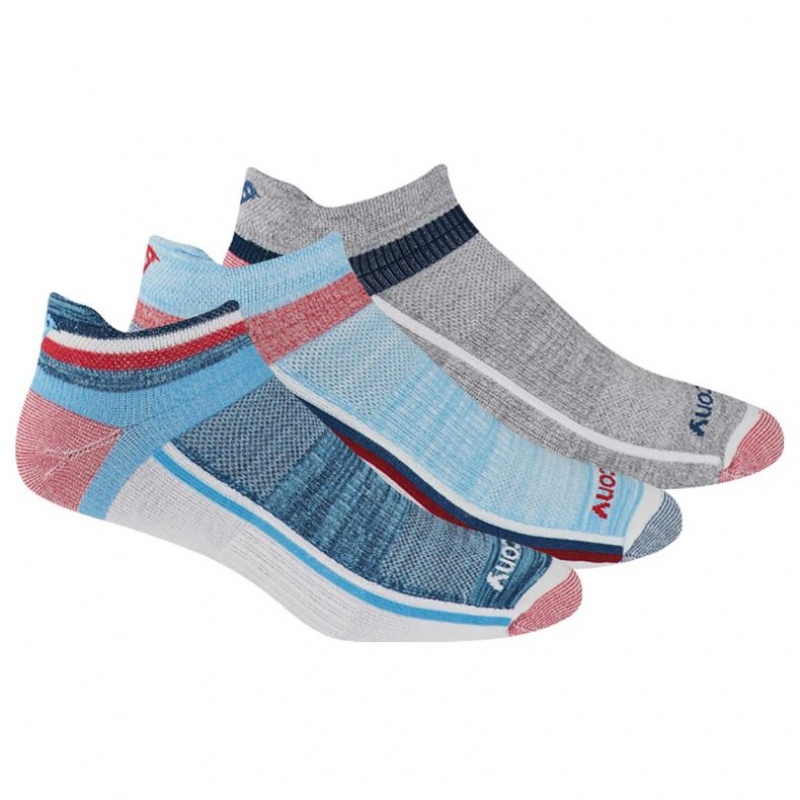 Men's Saucony Inferno Liteweight 3-Pack Socks Multicolor | CANADA JKVOHXD