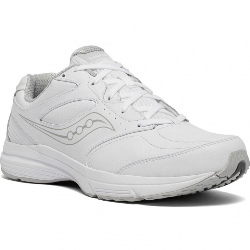 Men's Saucony Integrity Walker 3 Walking Shoes White | CANADA SHUKJMB