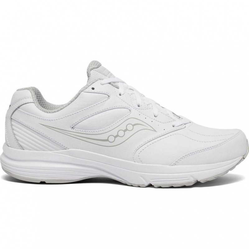 Men\'s Saucony Integrity Walker 3 Walking Shoes White | CANADA SHUKJMB