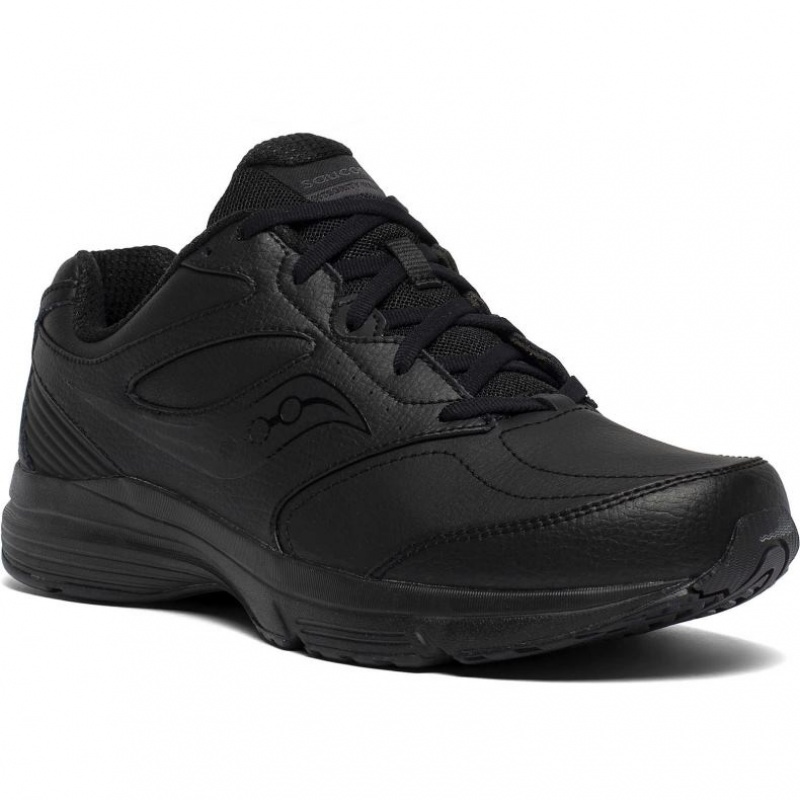 Men's Saucony Integrity Walker 3 Walking Shoes Black | CANADA WTEFDBP