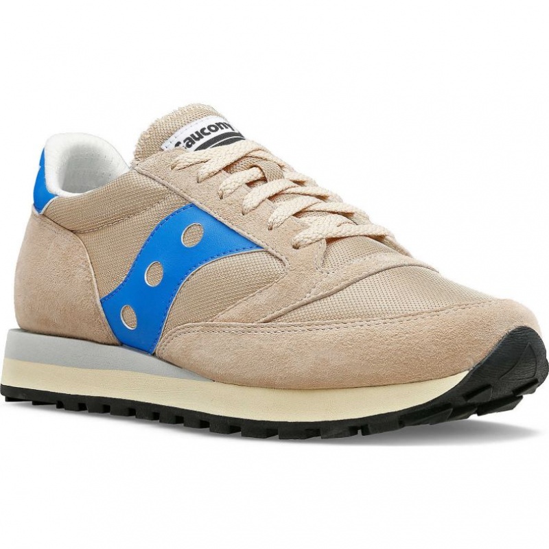 Men's Saucony Jazz 81 Sneakers Beige / Blue | CANADA XTEPIOY