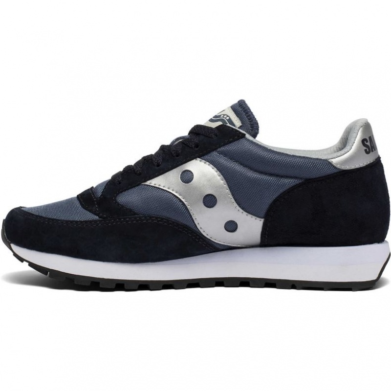 Men's Saucony Jazz 81 Sneakers Navy / Silver | CANADA XWIOAJQ