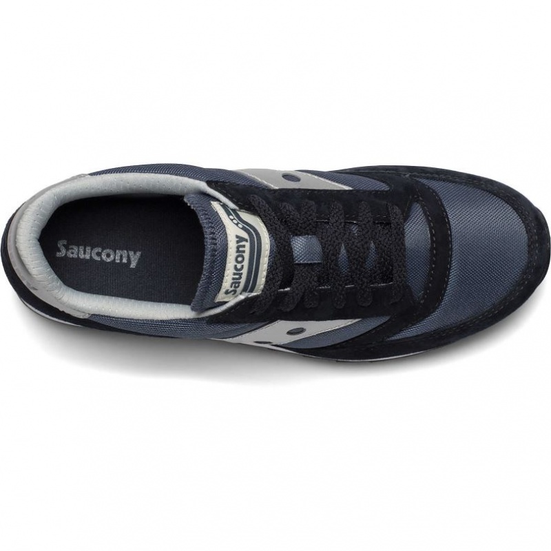 Men's Saucony Jazz 81 Sneakers Navy / Silver | CANADA XWIOAJQ