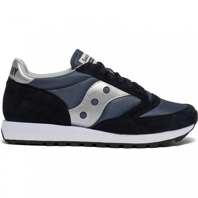 Men\'s Saucony Jazz 81 Sneakers Navy / Silver | CANADA XWIOAJQ