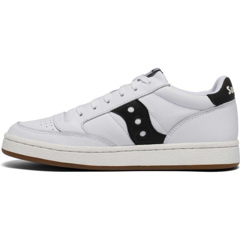 Men's Saucony Jazz Court Sneakers White / Black | CANADA ODHEIAF