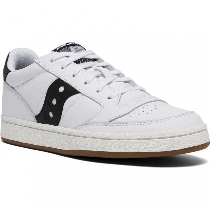 Men's Saucony Jazz Court Sneakers White / Black | CANADA ODHEIAF