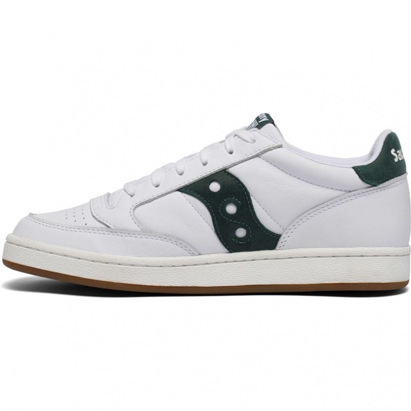 Men's Saucony Jazz Court Sneakers White / Green | CANADA GJNFPIR