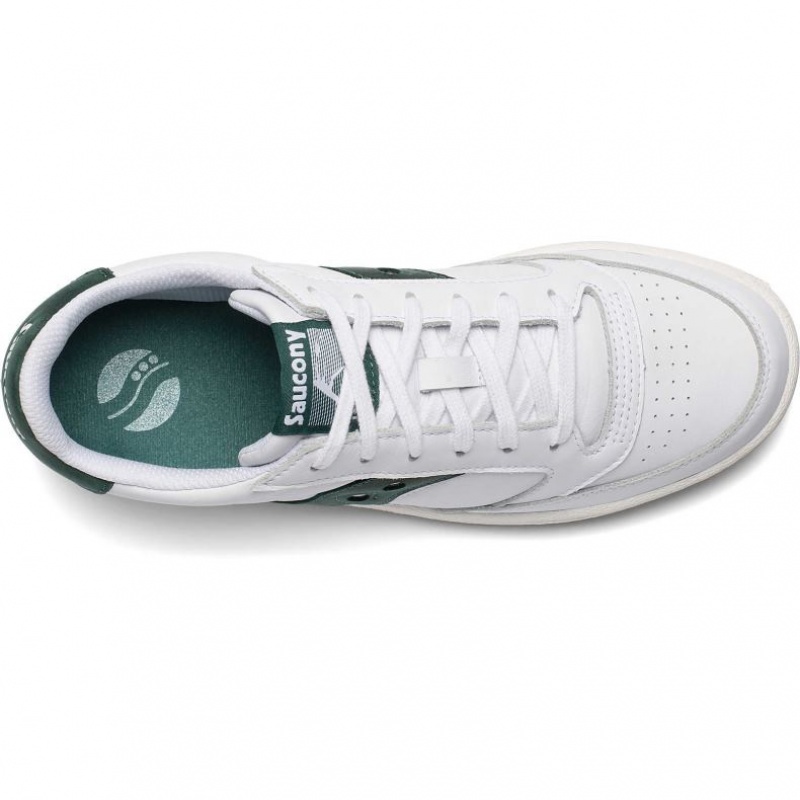 Men's Saucony Jazz Court Sneakers White / Green | CANADA GJNFPIR