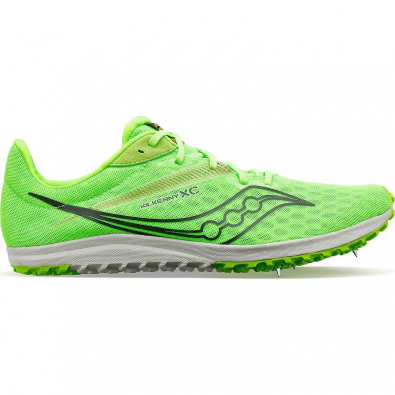 Men\'s Saucony Kilkenny XC9 Spikes Green | CANADA JFUEZKP