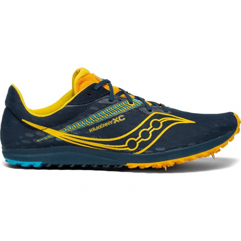 Men\'s Saucony Kilkenny XC9 Spikes Navy | CANADA HIJFVYB