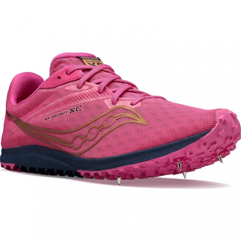 Men's Saucony Kilkenny XC9 Spikes Pink | CANADA TIQUGFR