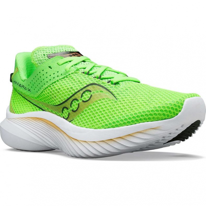 Men's Saucony Kinvara 14 Running Shoes Green | CANADA MXYRWHS