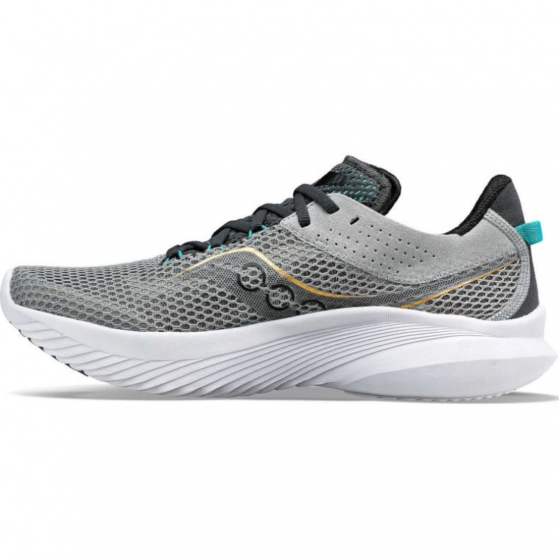 Men's Saucony Kinvara 14 Running Shoes Grey | CANADA DAKRZFU