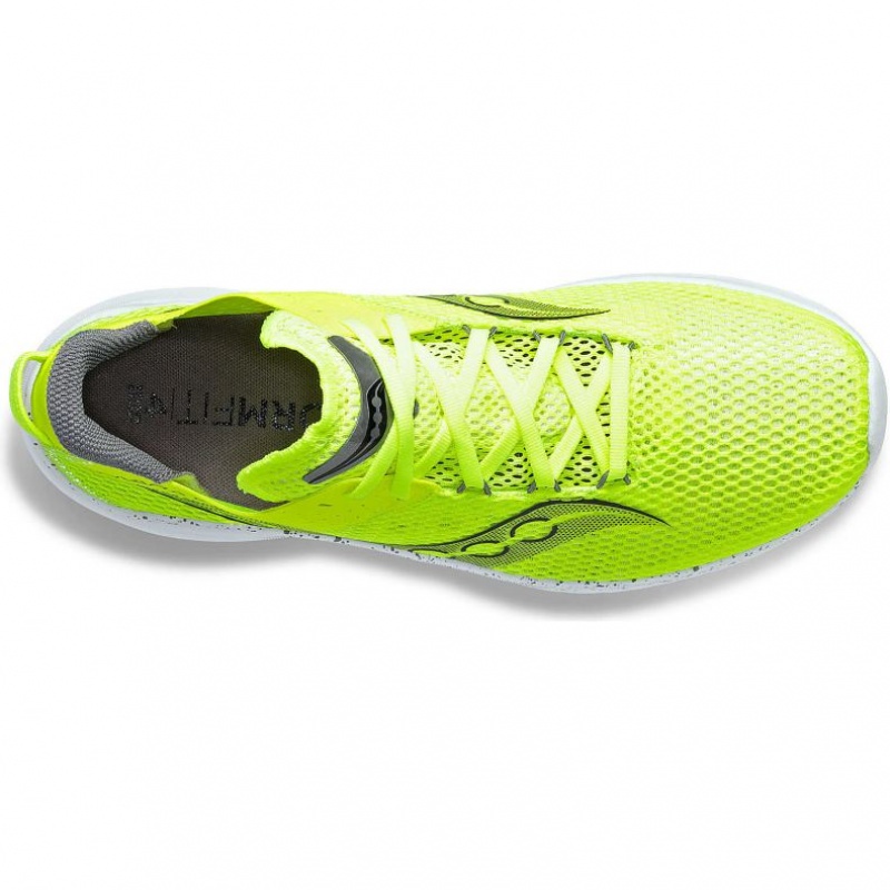 Men's Saucony Kinvara 14 Running Shoes Green | CANADA GVJKPML