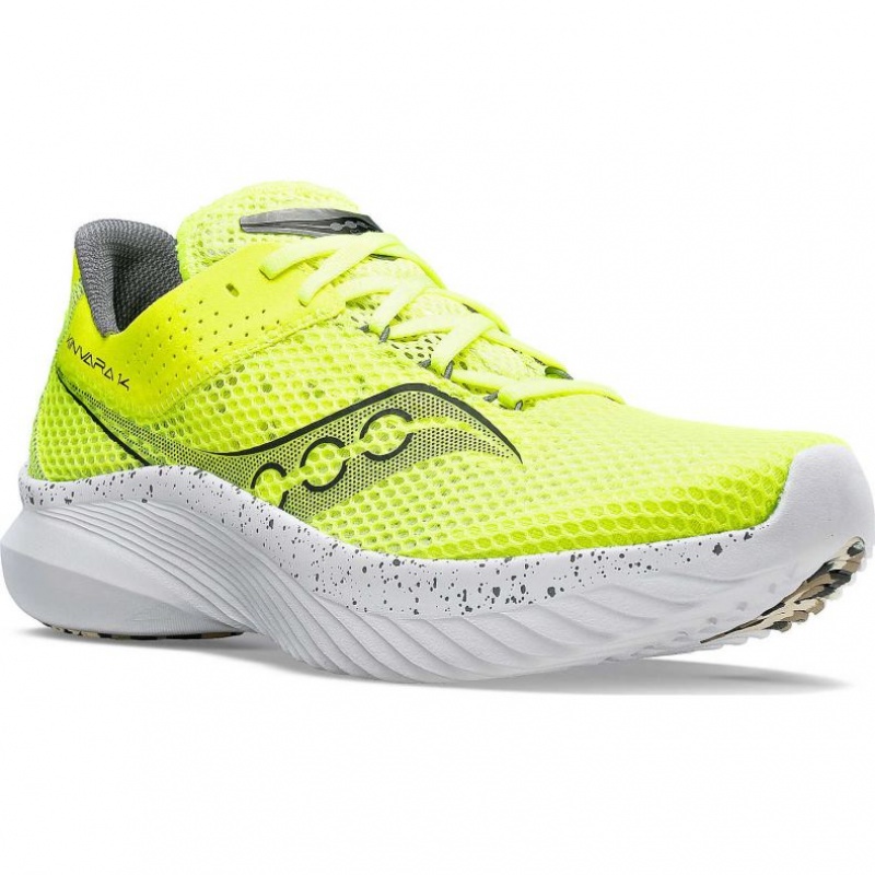 Men's Saucony Kinvara 14 Running Shoes Green | CANADA GVJKPML