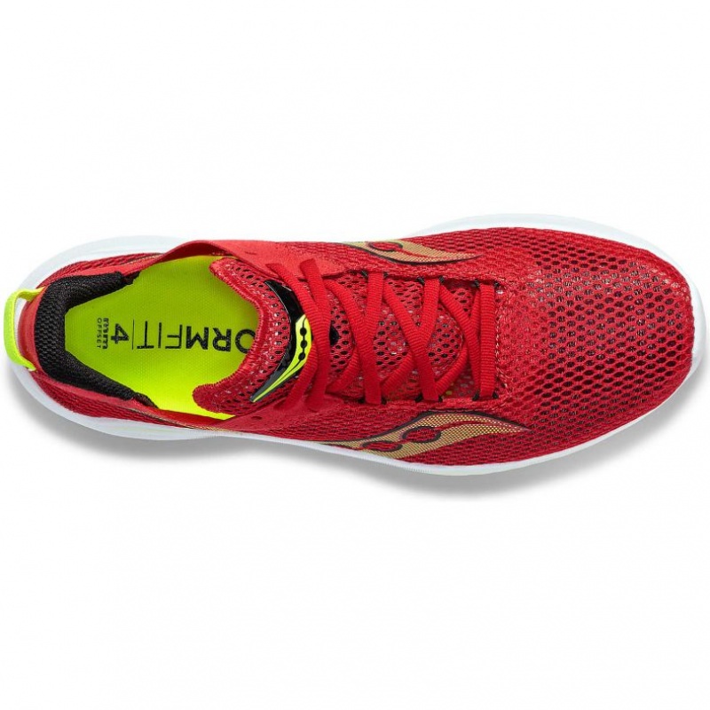 Men's Saucony Kinvara 14 Running Shoes Red | CANADA VBQIHGX