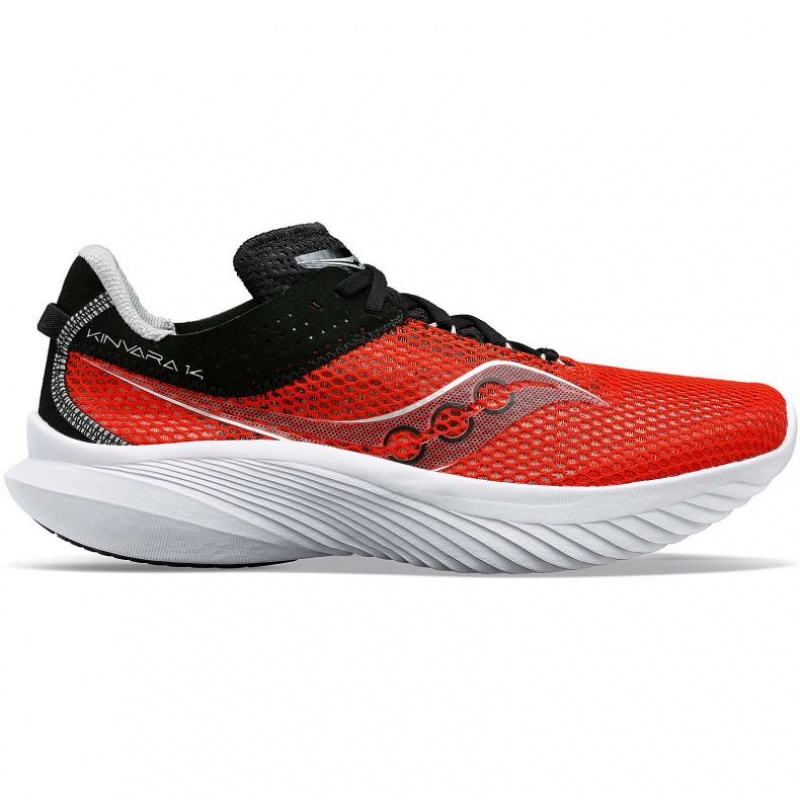 Men\'s Saucony Kinvara 14 Running Shoes Red | CANADA OJFCMSG