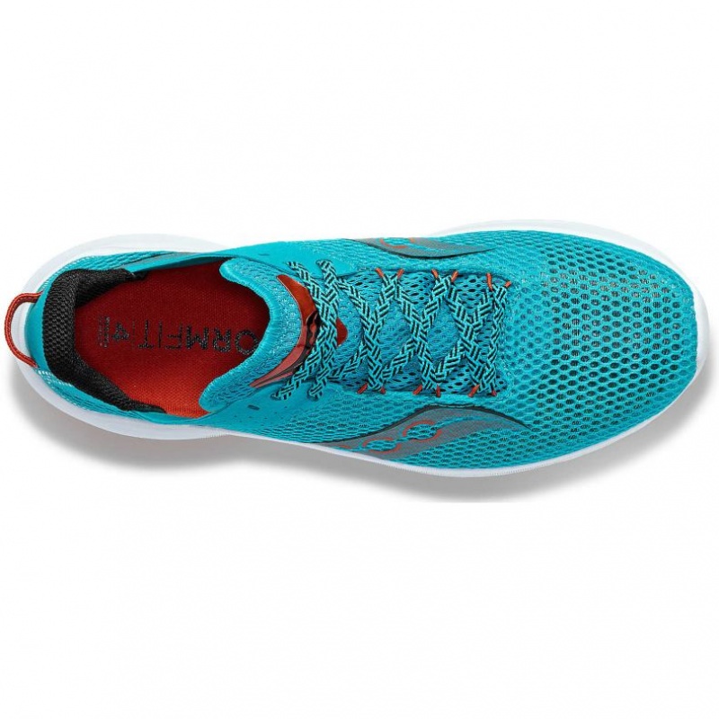 Men's Saucony Kinvara 14 Running Shoes Turquoise | CANADA AXJFOVC