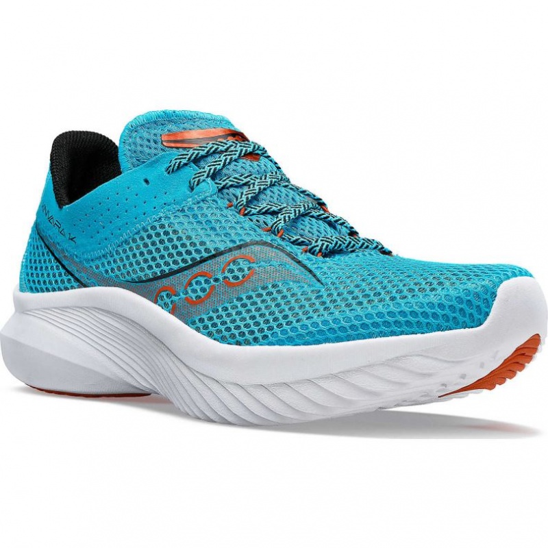 Men's Saucony Kinvara 14 Running Shoes Turquoise | CANADA AXJFOVC