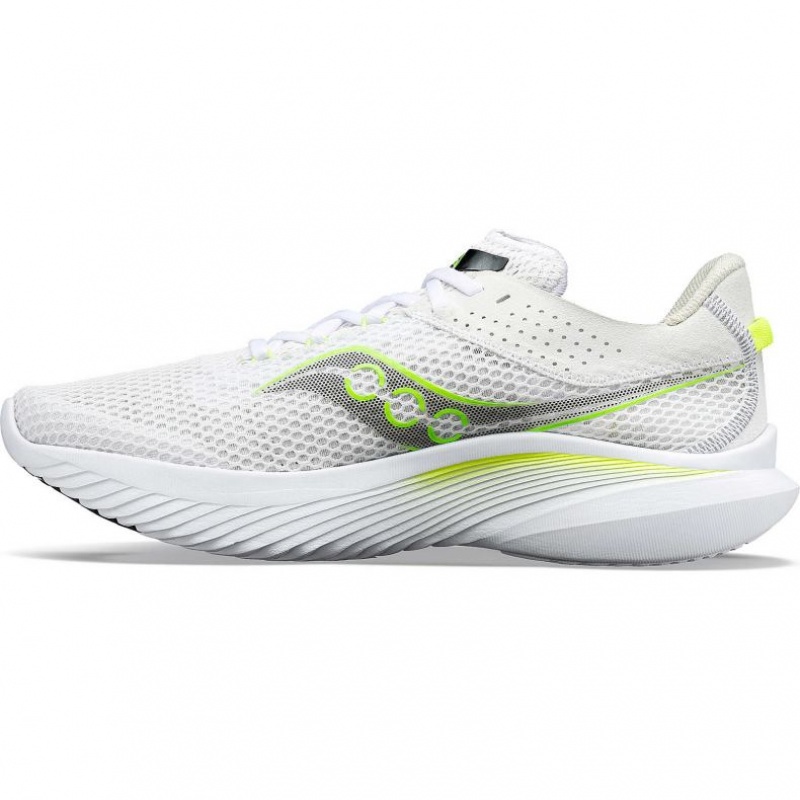 Men's Saucony Kinvara 14 Running Shoes White | CANADA CKXJLAE