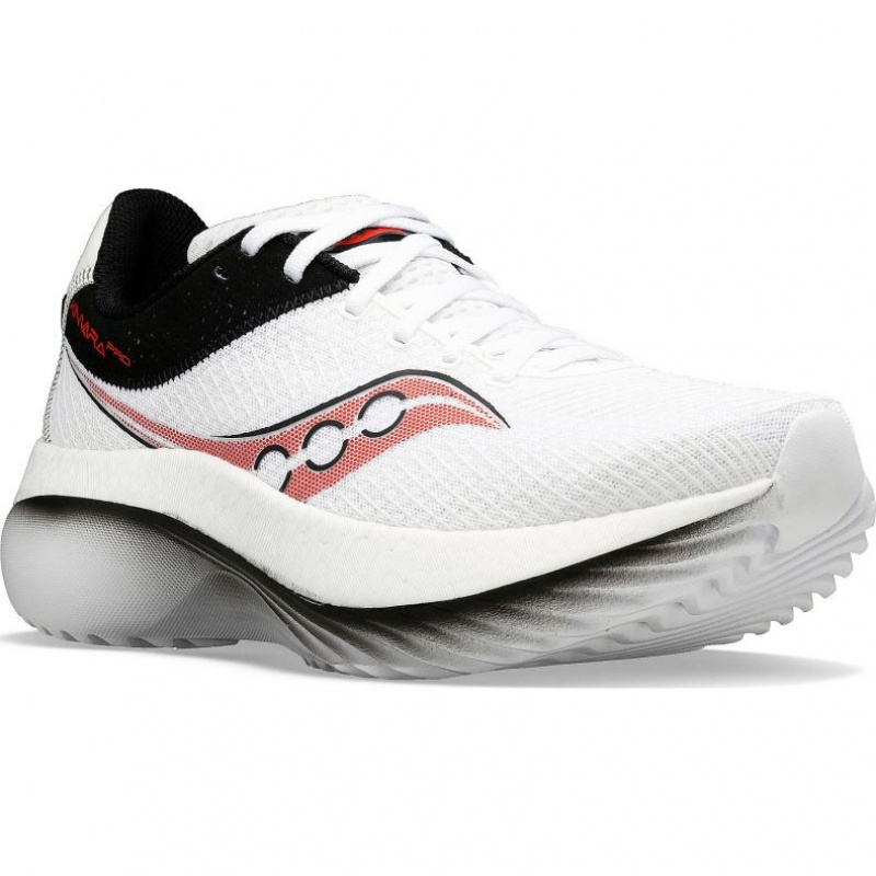 Men's Saucony Kinvara Pro Running Shoes White | CANADA HXJMNFG