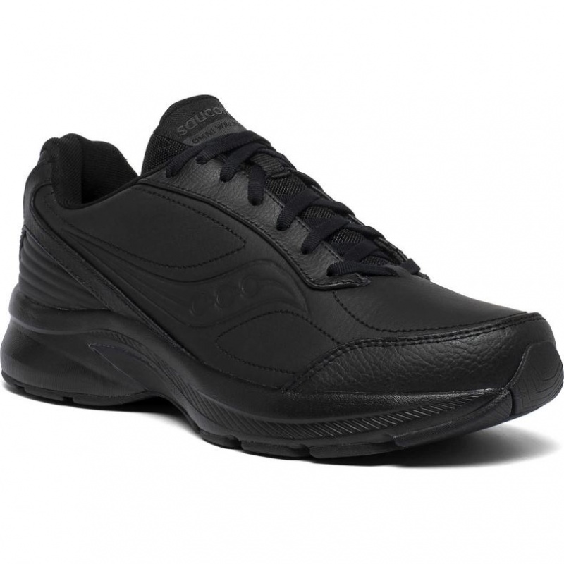 Men's Saucony Omni Walker 3 Walking Shoes Black | CANADA JYEUARI