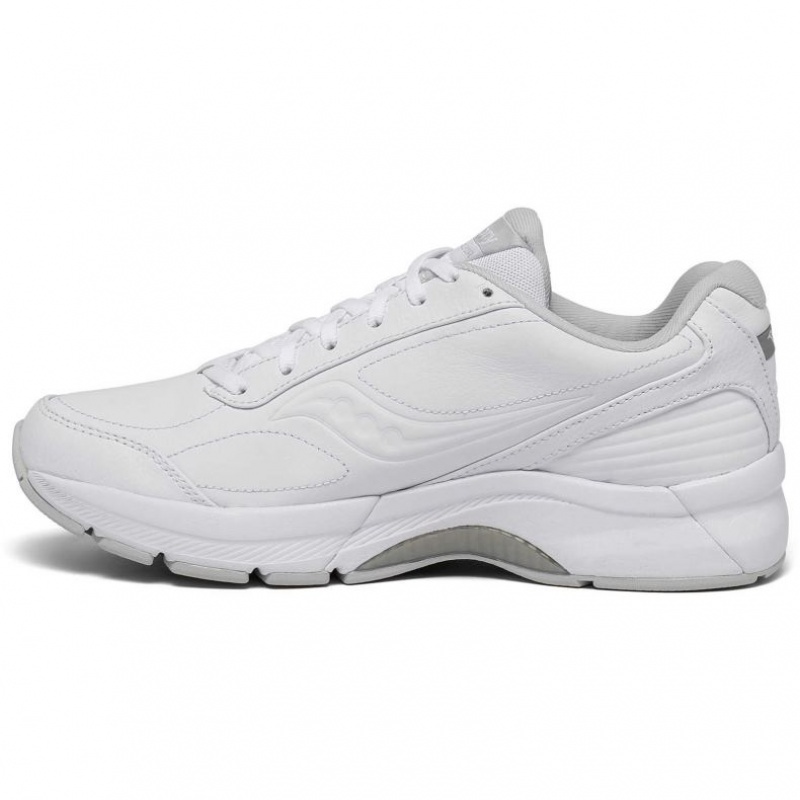 Men's Saucony Omni Walker 3 Wide Running Shoes White | CANADA REKGIXT