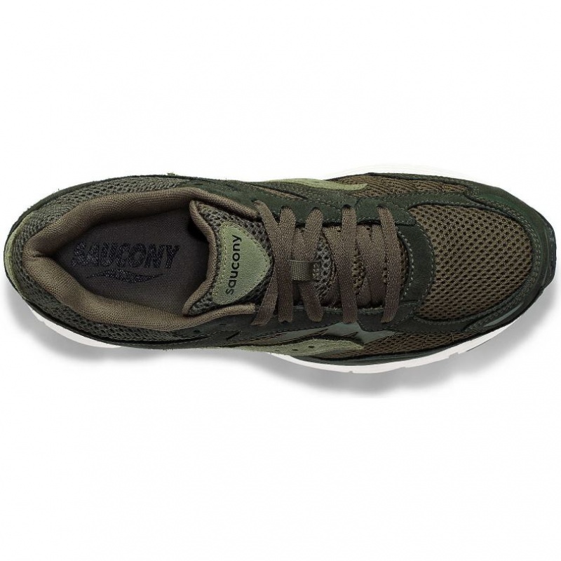 Men's Saucony ProGrid Omni 9 Premium Sneakers Green | CANADA NSHWDEO